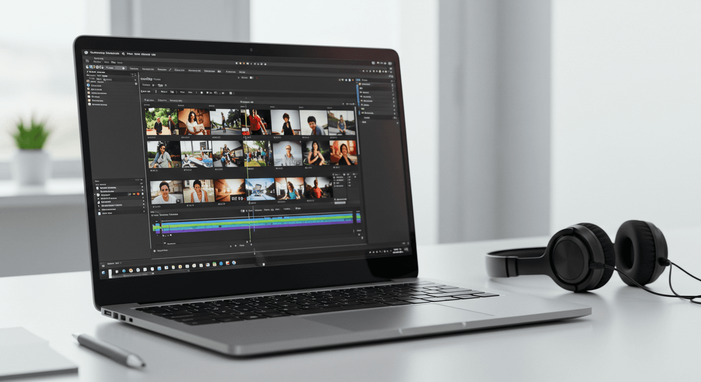 Laptop für Videobearbeitung