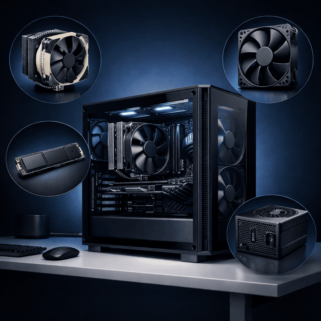 Die wichtigsten Komponenten eines Silent PCs