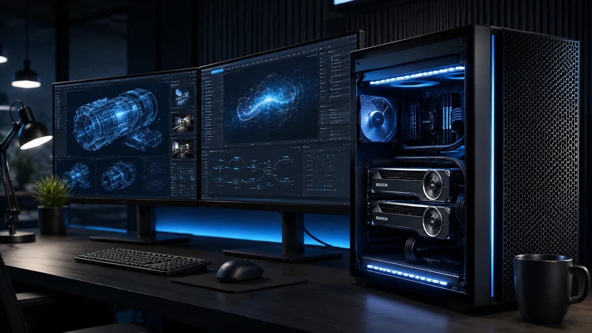 Intel Workstation mit NVIDIA RTX RTX Pro Blackwell und Multi GPU Leistung
