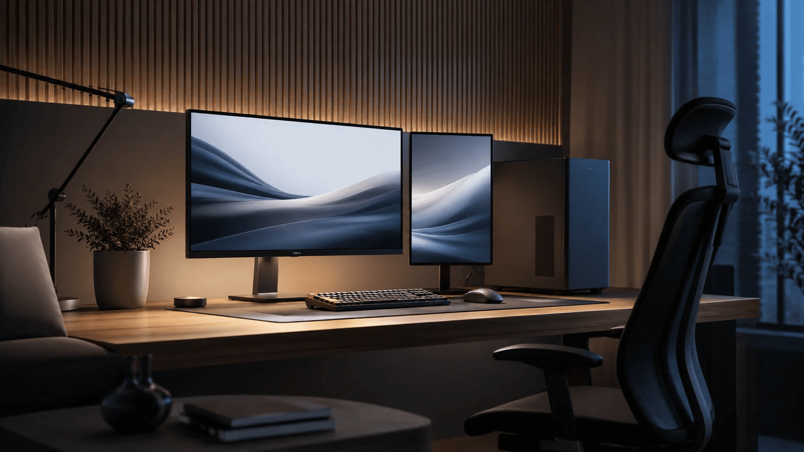 Silent Workstation mit leiser KÃ¼hlung und modernem Arbeitsplatz