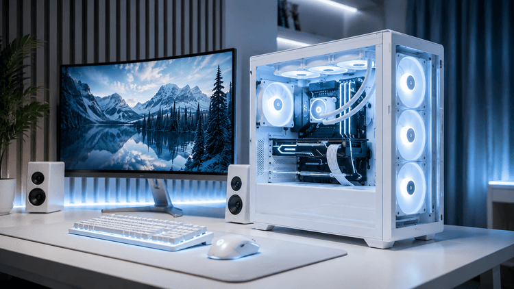 White Gaming PC kaufen: Der komplette Ratgeber für Gaming PCs in Weiß