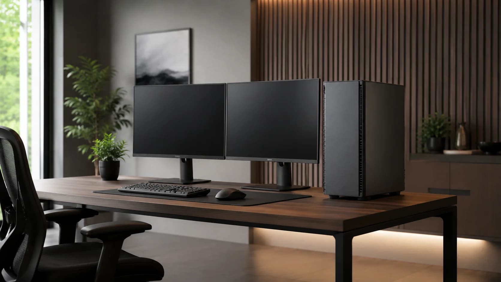 Moderne Workstation mit schneller SSD und professioneller Speicherleistung