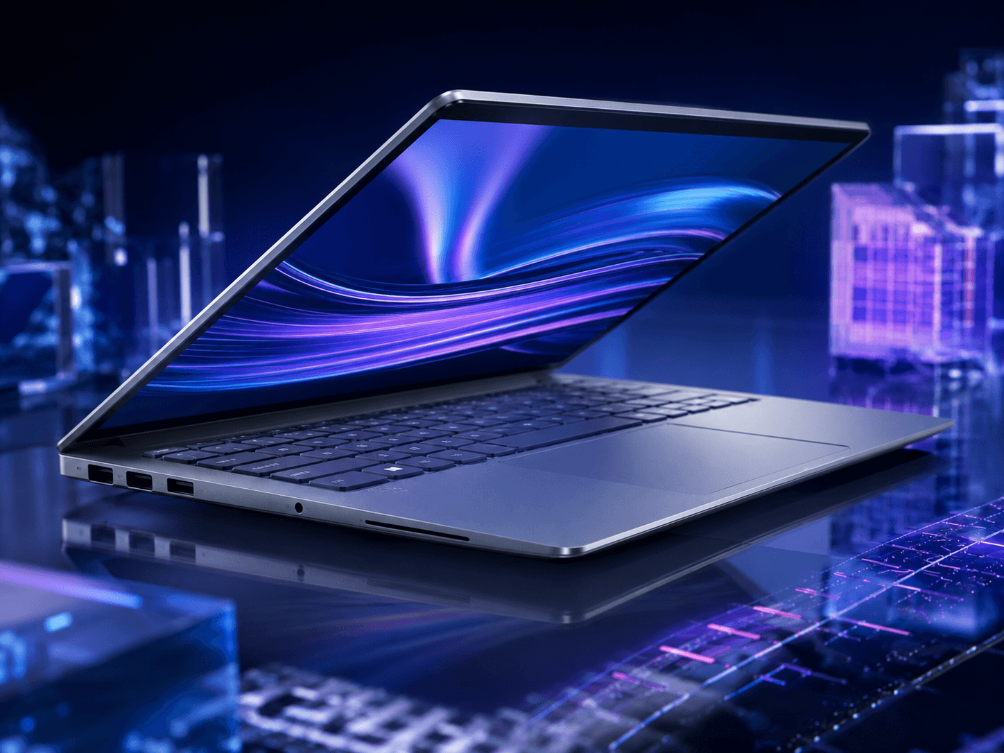 HP Laptop online konfigurieren mit futuristischem Premium Notebook