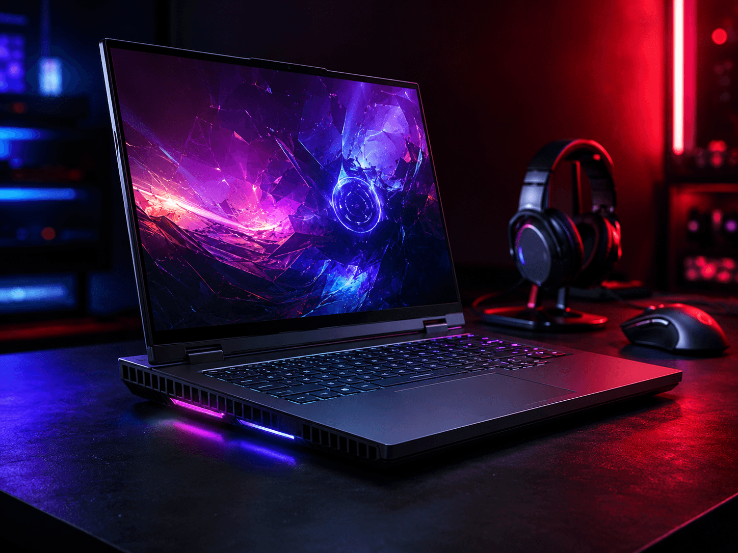 Lenovo Legion Gaming Laptop mit RGB Setup und starker Performance