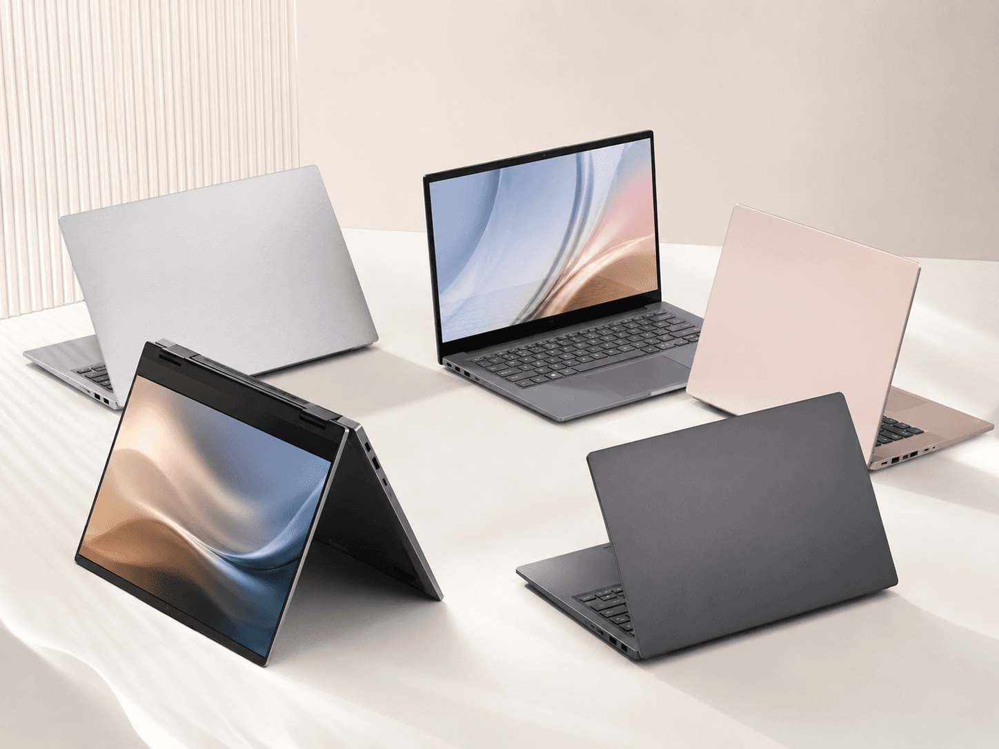 Mehrere moderne Lenovo Notebook Varianten fÃ¼r Konfiguration und Auswahl