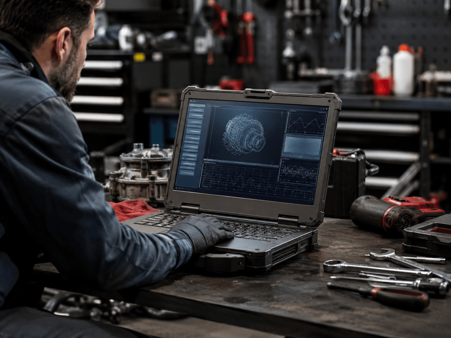 MIL-STD-810H Laptop fÃ¼r Werkstatt und Diagnose