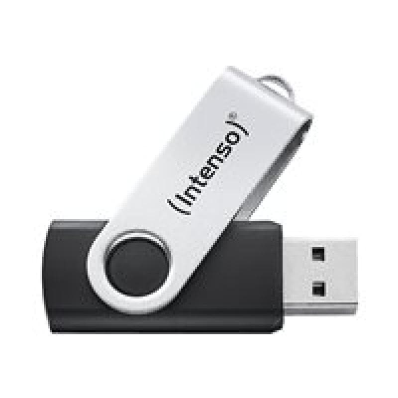 INTENSO USB-Stick Office Line, 256 GB, USB-A, 3.2 Gen 1x1, schwarz-silber