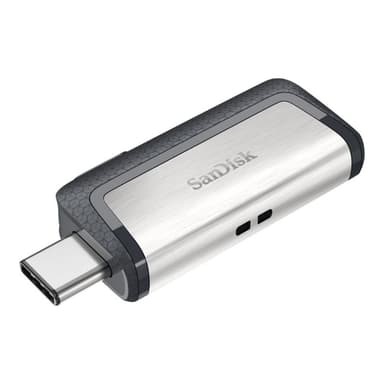 SANDISK 173338 USB-Stick 64 GB USB Type-A / USB Type-C Schwarz, Silber