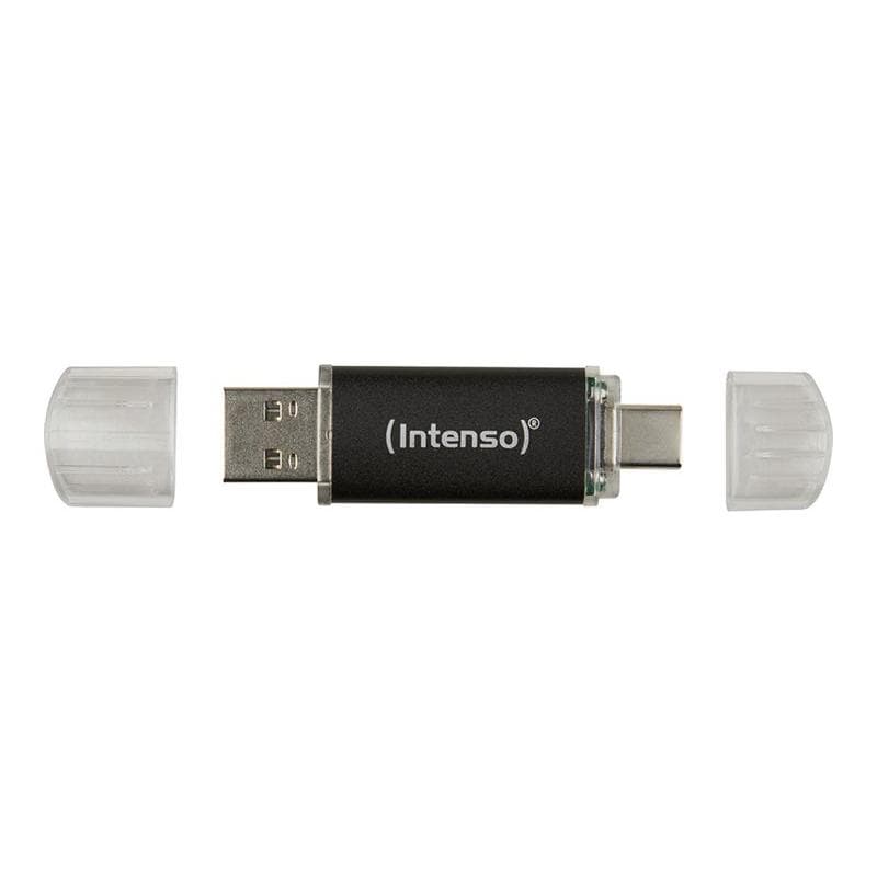INTENSO Twist Line USB-Stick 256 GB USB Type-A / USB Type-C 3.2 Gen 1 (3.1 Gen 1) Anthrazit