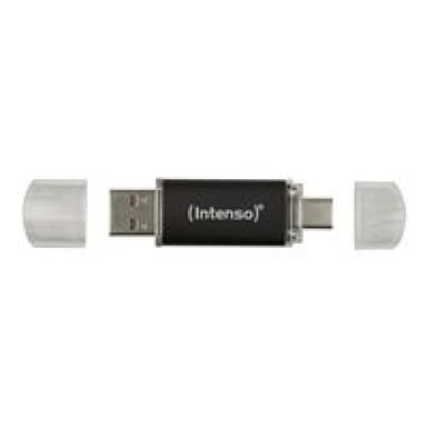 INTENSO Twist Line USB-Stick 256 GB USB Type-A / USB Type-C 3.2 Gen 1 (3.1 Gen 1) Anthrazit