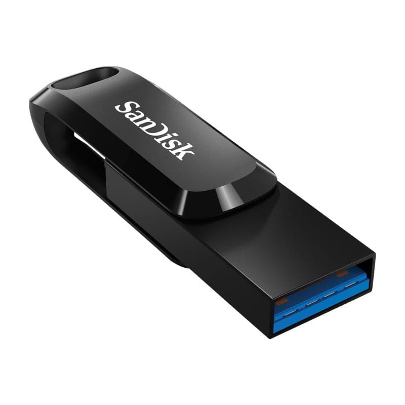 SANDISK Ultra Dual Drive Go USB-Stick 256 GB USB Type-A / USB Type-C 3.2 Gen 1 (3.1 Gen 1) Schwarz