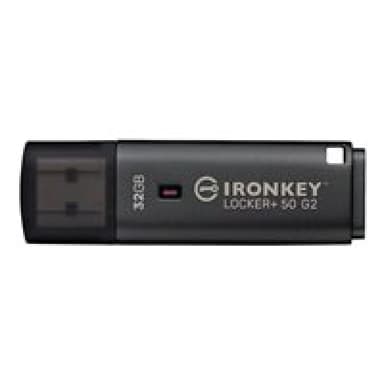 KINGSTON Technology IronKey 32GB Locker Plus 50 G2, FIPS 197, AES-256