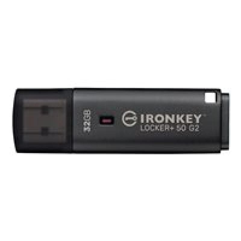 KINGSTON Technology IronKey 32GB Locker Plus 50 G2, FIPS 197, AES-256