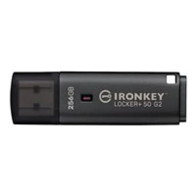 KINGSTON Technology IronKey 256GB Locker Plus 50 G2, FIPS 197, AES-256