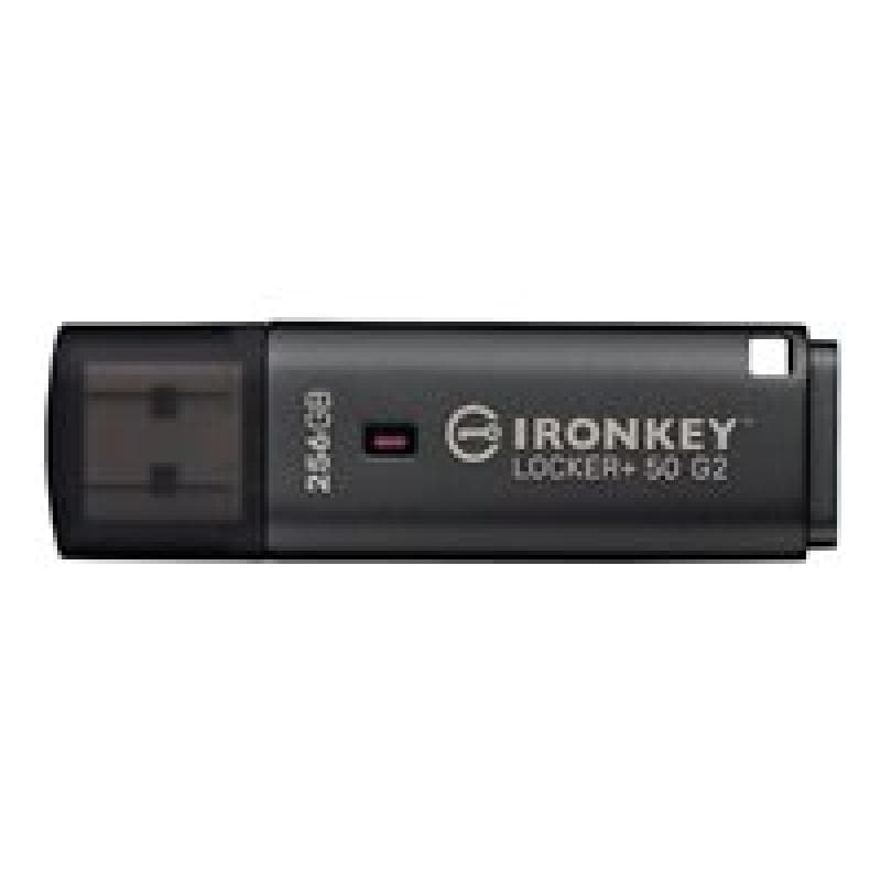 KINGSTON Technology IronKey 256GB Locker Plus 50 G2, FIPS 197, AES-256