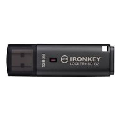KINGSTON Technology IronKey 128GB Locker Plus 50 G2, FIPS 197, AES-256