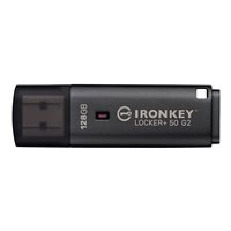 KINGSTON Technology IronKey 128GB Locker Plus 50 G2, FIPS 197, AES-256