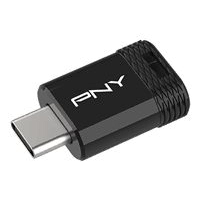 PNY Elite-X USB-Stick 256 GB USB Typ-C 3.2 Gen 1 (3.1 Gen 1) Schwarz