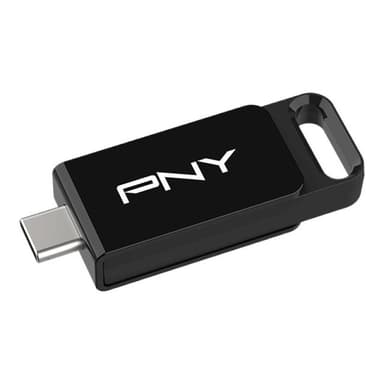 PNY Elite USB-Stick 64 GB USB Typ-C 3.2 Gen 1 (3.1 Gen 1) Schwarz