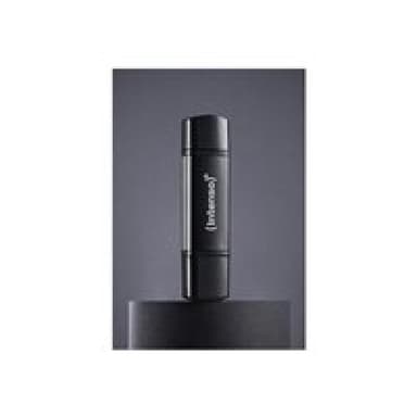 INTENSO 3544490 USB-Stick 64 GB USB Type-A / USB Type-C 3.2 Gen 1 (3.1 Gen 1) Schwarz