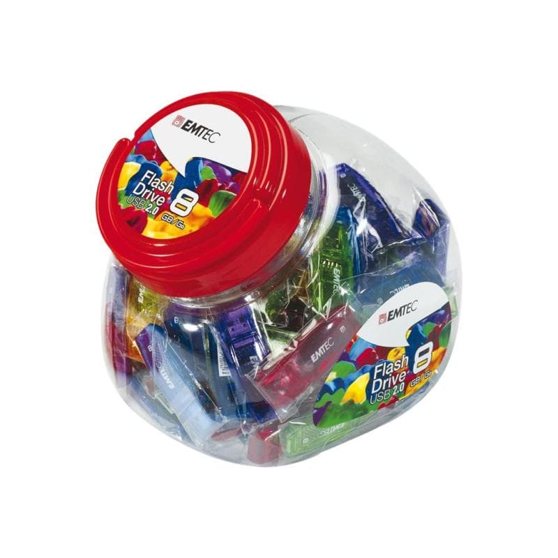 EMTEC C410 Color Mix - Candy Jar 2.0 USB-Stick 32 GB USB Typ-A Mehrfarbig