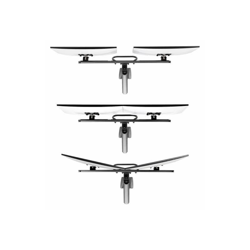 STARTECH.COM Dual Monitorhalterung mit Querstange max. 68,58cm 27Zoll & 15kg C-Klammer VESA Monitora