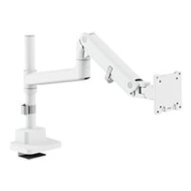 DIGITUS Single Monitorhalterung 144,78cm 57Zoll 27 kg Gasdruckfeder VESA: 75x75 100x100 Weiss