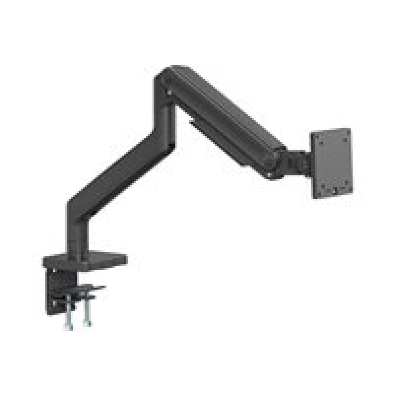 DIGITUS Single Monitorhalterung 124,46cm 49Zoll 20kg Mechanische Feder VESA: 75x75 100x100 schwarz