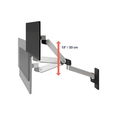 ERGOTRON LX PRO ARM SINGLE DISPLAY WALL MOUNT PAC