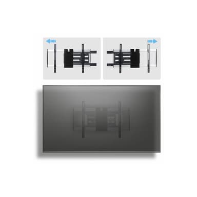 STARTECH.COM Ultraflache vollbewegliche TV-Wandhalterung fur Bildschirme bis 65 Zoll und 45 kg