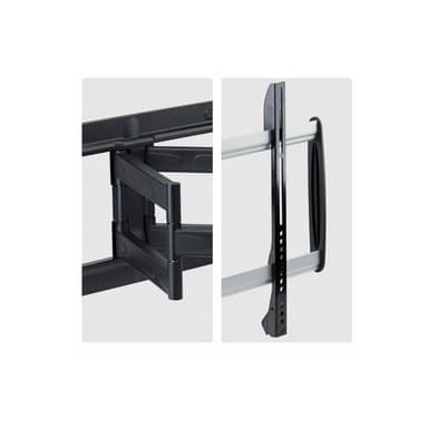STARTECH.COM Ultraflache vollbewegliche TV-Wandhalterung fur Bildschirme bis 65 Zoll und 45 kg