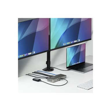 STARTECH.COM Dual-DP USB4 Dock 100W PD Driverless