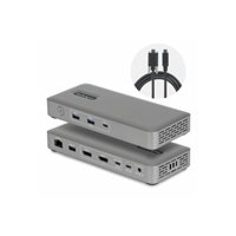 STARTECH.COM Dual-DP USB4 Dock 100W PD Driverless