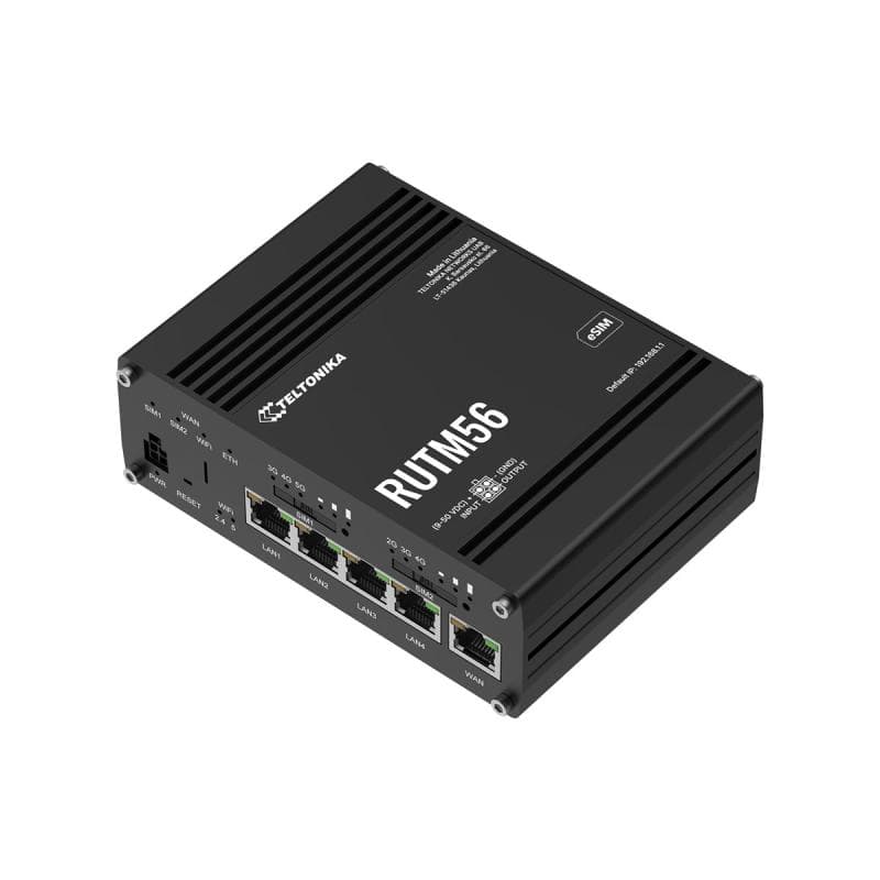 TELTONIKA Router RUTM56 Dual (1x 5G + 1x 4G) Router