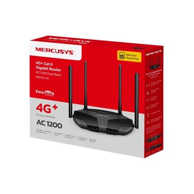 TP-LINK Mercusys MB235-4G 4G+ Cat6 AC1200 Wireless Gigabit Router