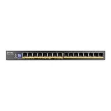 ZYXEL 16-Port Gigabit Unmanaged Switch Slimline mit 135W PoE