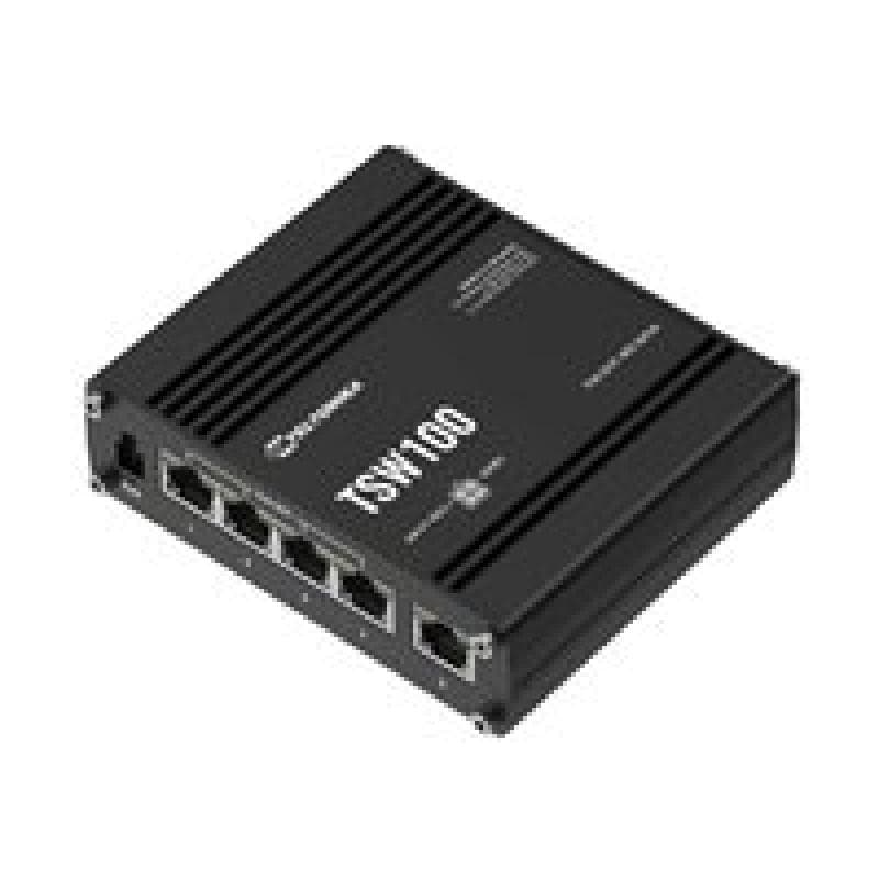 TELTONIKA NETWORKS TSW100 Industrial PoE+ Ethernet Switch (Nachfolger von TSW100 - 4088189)