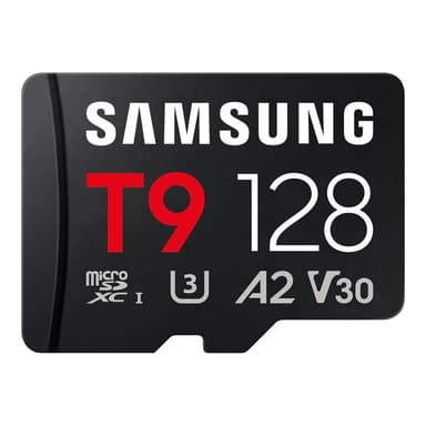 SAMSUNG T9 microSD Speicherkarte mit USB-Kartenleser 128GB