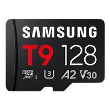 SAMSUNG T9 microSD Speicherkarte mit USB-Kartenleser 128GB