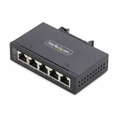 STARTECH.COM 5-Port Mini Netzwerk Switch fur Hutschiene/Wandmontage Unmanaged Industrie Gigabit LAN