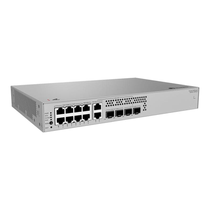 HUAWEI Data Communication S220S S220S-10PN4JX S220S-10PN4JX 8x10/100/1000BASE-T ports 6xPoE+ 2x10/10
