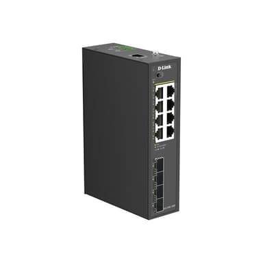 D-LINK DIS-210G-12UP Smart L2 Industrial Switch 8x Gigabit PoE+ 4x SFP Gigabit Budget PoE 240W