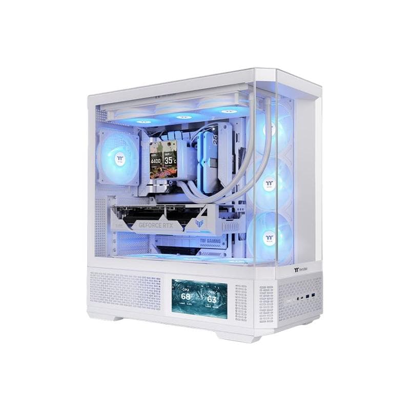 THERMALTAKE Midi Thermaltake View 370 TG ARGB Snow/White