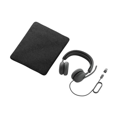 LOGITECH Zone Wired 2 - Headset - On-Ear, Graphite