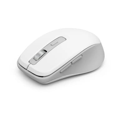 HAMA Multi-Device-Maus WM-450, kabellos, Funk/Bluetooth, 7 Tasten, Weiß (00173080)