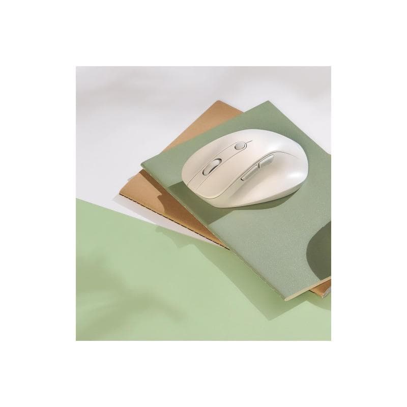 ASUS MD105 Kabellose Maus RF Wireless + Bluetooth 2400 DPI Milky White