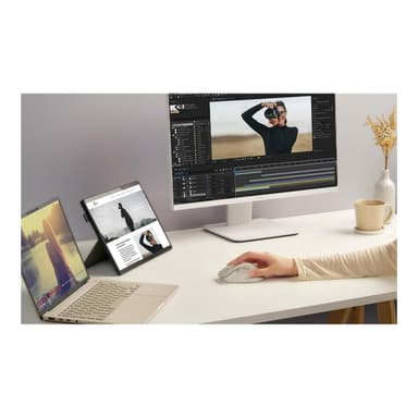 ASUS MD105 Kabellose Maus RF Wireless + Bluetooth 2400 DPI Milky White