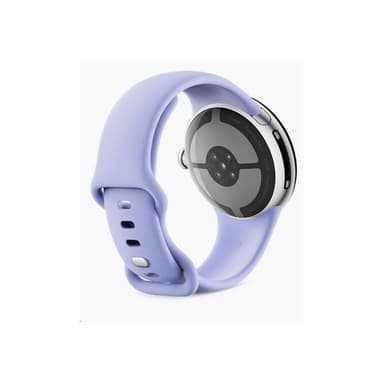 GOOGLE Pixel Watch 4 - 41 mm - Aluminium silber poliert - Wear OS Smartwatch - Iris