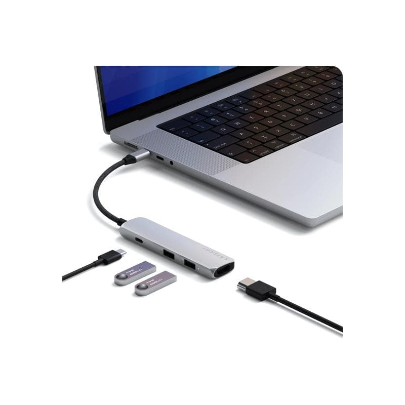 SATECHI 4-in-1 - Dockingstation - USB-C / USB 3.2 Gen 2 x 2 - HDMI
