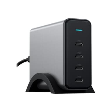 SATECHI ST-UC165GM-EU USB Ladegerät 165 W 4x USB-C® USB PD Anthrazit Innenbereich